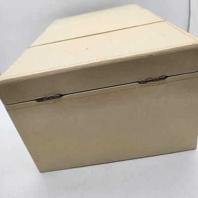 Vintage Jewelry Box & All The Fashion Jewelry Inside
