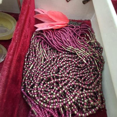 Vintage Jewelry Box & All The Fashion Jewelry Inside