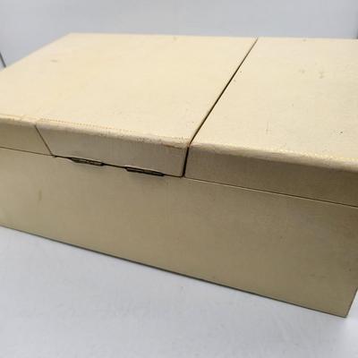 Vintage Jewelry Box & All The Fashion Jewelry Inside