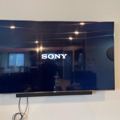65” Sony TV & speakers