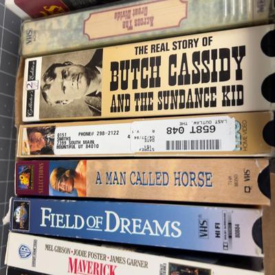Collection of Vintage Western VHS Tapes