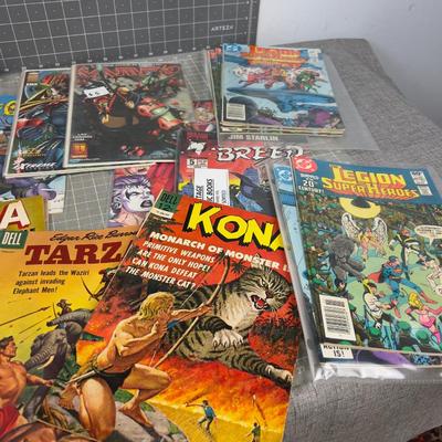 Pile of Vintage Comics
