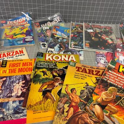Pile of Vintage Comics