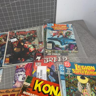 Pile of Vintage Comics