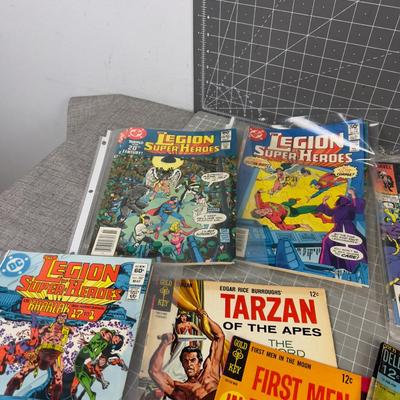 Pile of Vintage Comics