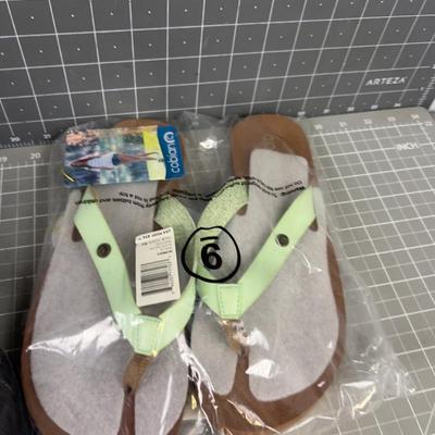 3 Pairs of Sandals 