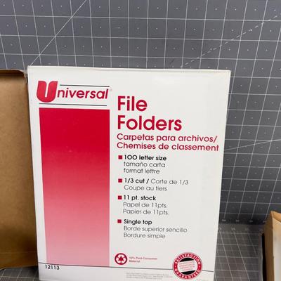 Office Stuff; File Folders, Index & Report Covers
