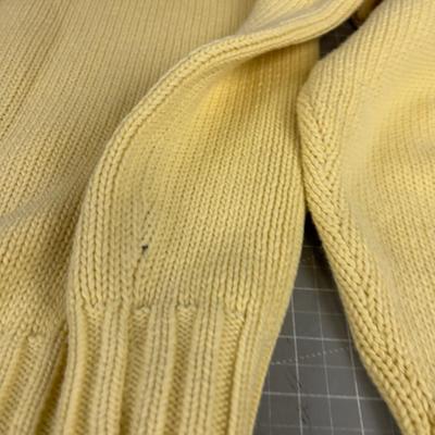 Ralph Laurens BUTTER YELLOW Sweater Men's Large