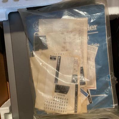 GE VHS with tapes