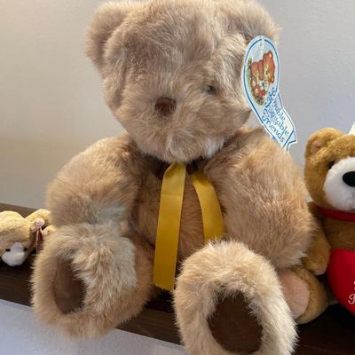 Magnetic dart board and stuffed animals