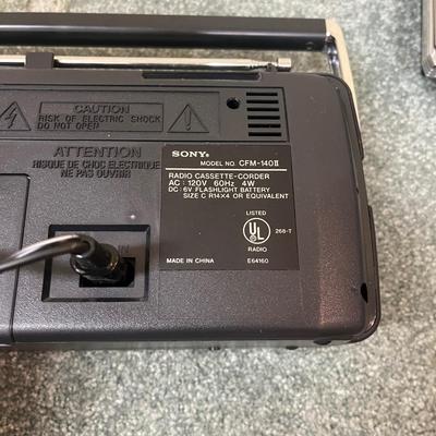 Realistic Cassette Recorder & Sony AM/FM Cassette Player (BS-MG)