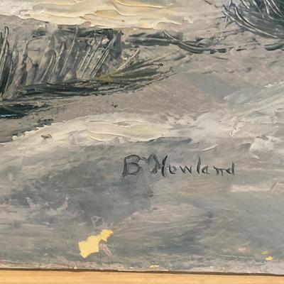 B. Howland Skating painting