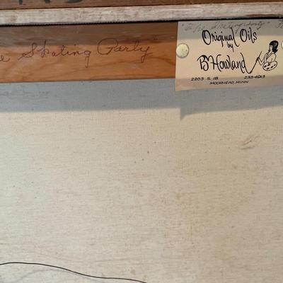 B. Howland Skating painting