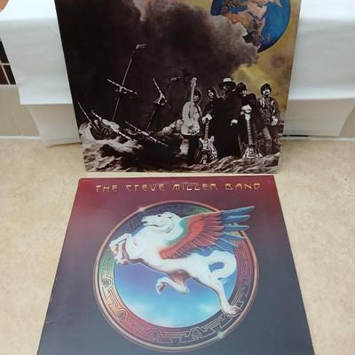 Two Steve Miller Band LP records, in excellent condition
