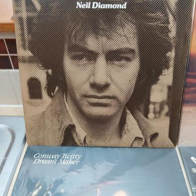 Neil Diamond & Conway Twitty LP Albums