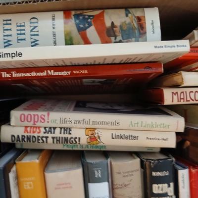 Mostly hardback books, Colorado book, Yearbook, and great stories by wonderful authors with book racks