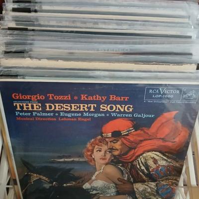 Short crate with remainder of LP Albums (1) 30+ records!