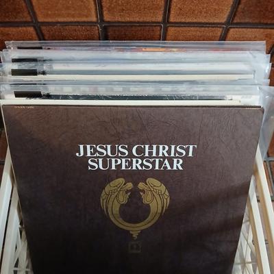 Short crate with remainder of LP Albums (1) 30+ records!