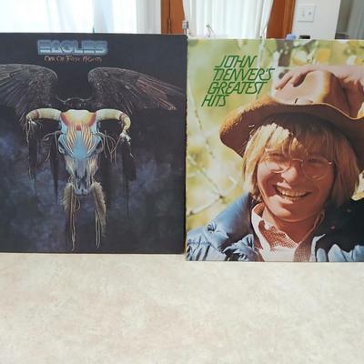 John Denver & The Eagles LP Albums two Great records!