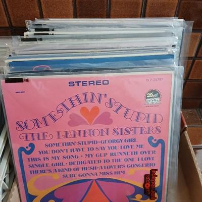 Box with remainder of LP Albums (2) 30+ records!
