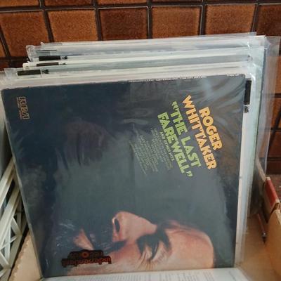 Box with remainder of LP Albums (2) 30+ records!