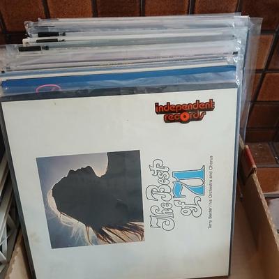 Box with remainder of LP Albums (2) 30+ records!
