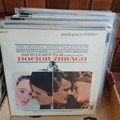 Box with remainder of LP Albums (2) 30+ records!