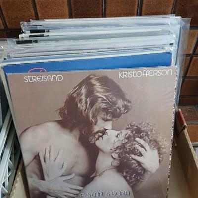 Box with remainder of LP Albums (2) 30+ records!