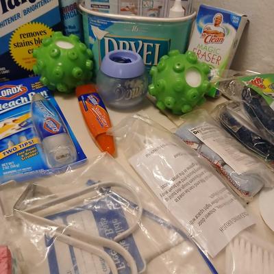 Cleaning essentials - mostly laundry & dishes