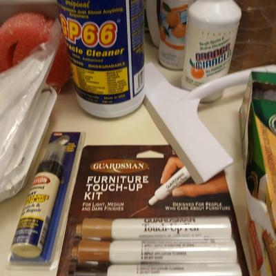 Cleaning chemicals and tools