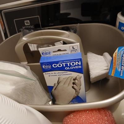 Cleaning chemicals and tools