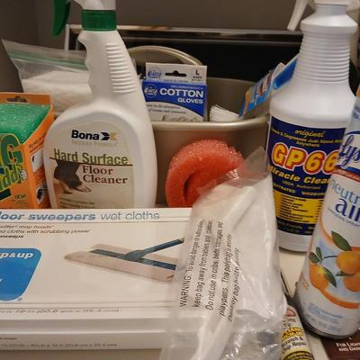 Cleaning chemicals and tools