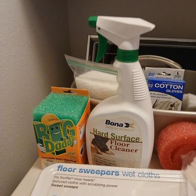Cleaning chemicals and tools