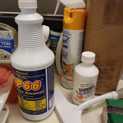 Cleaning chemicals and tools