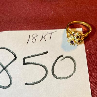 18 KT HGE Gold Ring