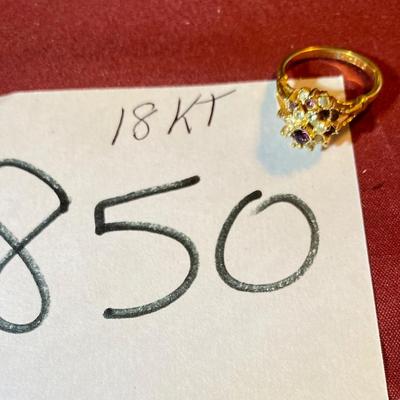 18 KT HGE Gold Ring