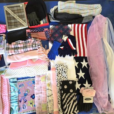 Lot of Misc scarves/gloves