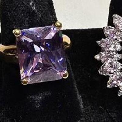 Lot of 6 costume rings- Jewlery