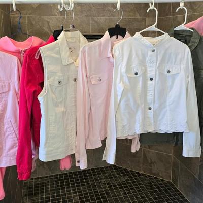 Lot of 10 Jean Jackets/Sweaters