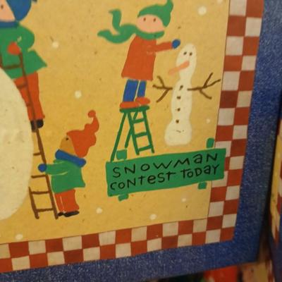 Christmas Items, new rolls of giftwrapping, candy cane deco, snowman boxes & more !