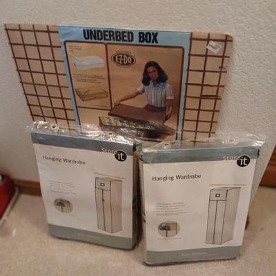 Hanging wardrobes with Underbed box