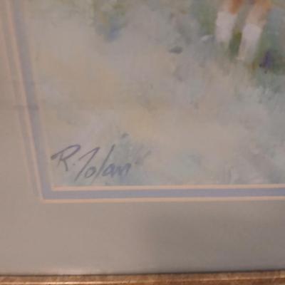 Three framed wall art Kids in nature