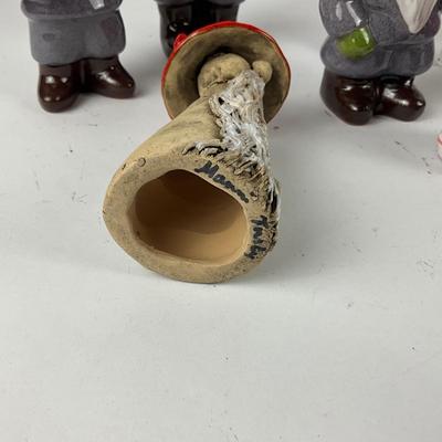 710 Rolf Berg Keramik Swedish Santa Figurines
