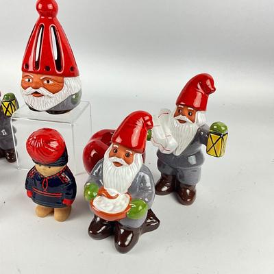 710 Rolf Berg Keramik Swedish Santa Figurines