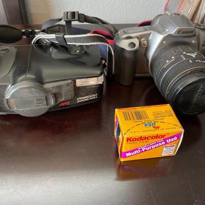 2 Minolta and 1 Canon cameras and bag
