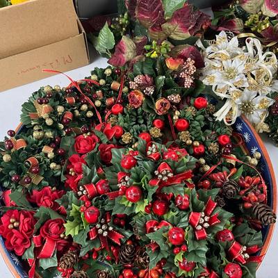716 Floral Candle Bobash Lot