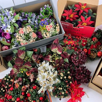 716 Floral Candle Bobash Lot
