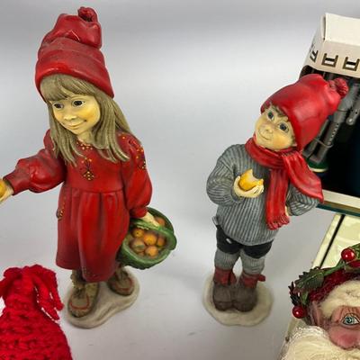 718 Various Christmas Collectable Decor- Mark Roberts, Royal Copenhagen, Byer and more