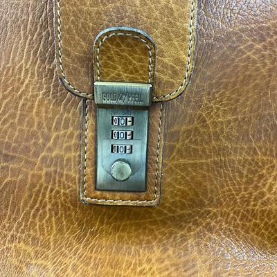 719 Vintage The Bridge Duffle Bag, Gold Pfeil File Case & The Bridge Lady's Handbag Lot