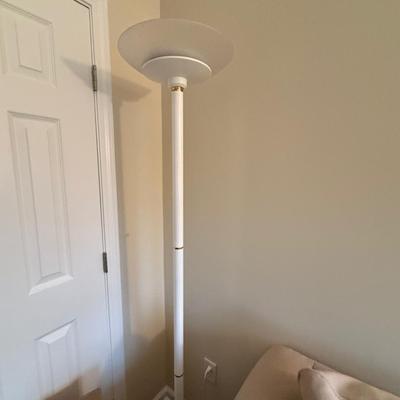 White floor lamp